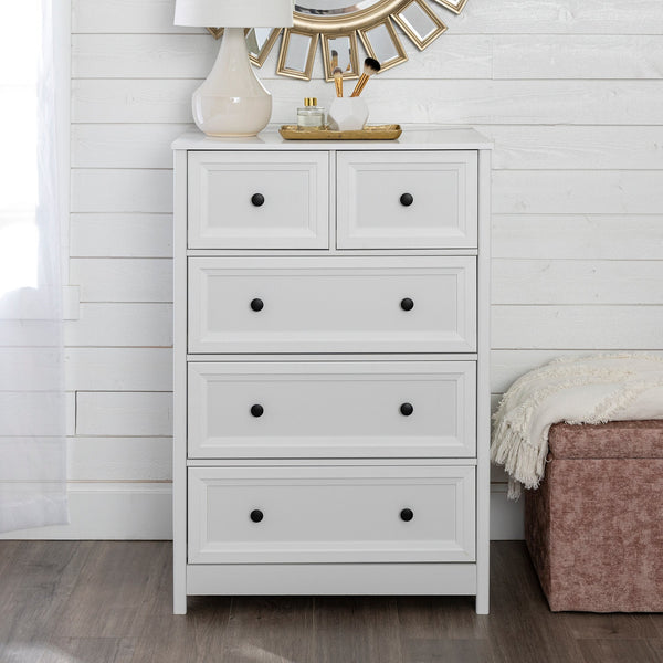 5-Drawer Oakland Chest Furniture Walker Edison 