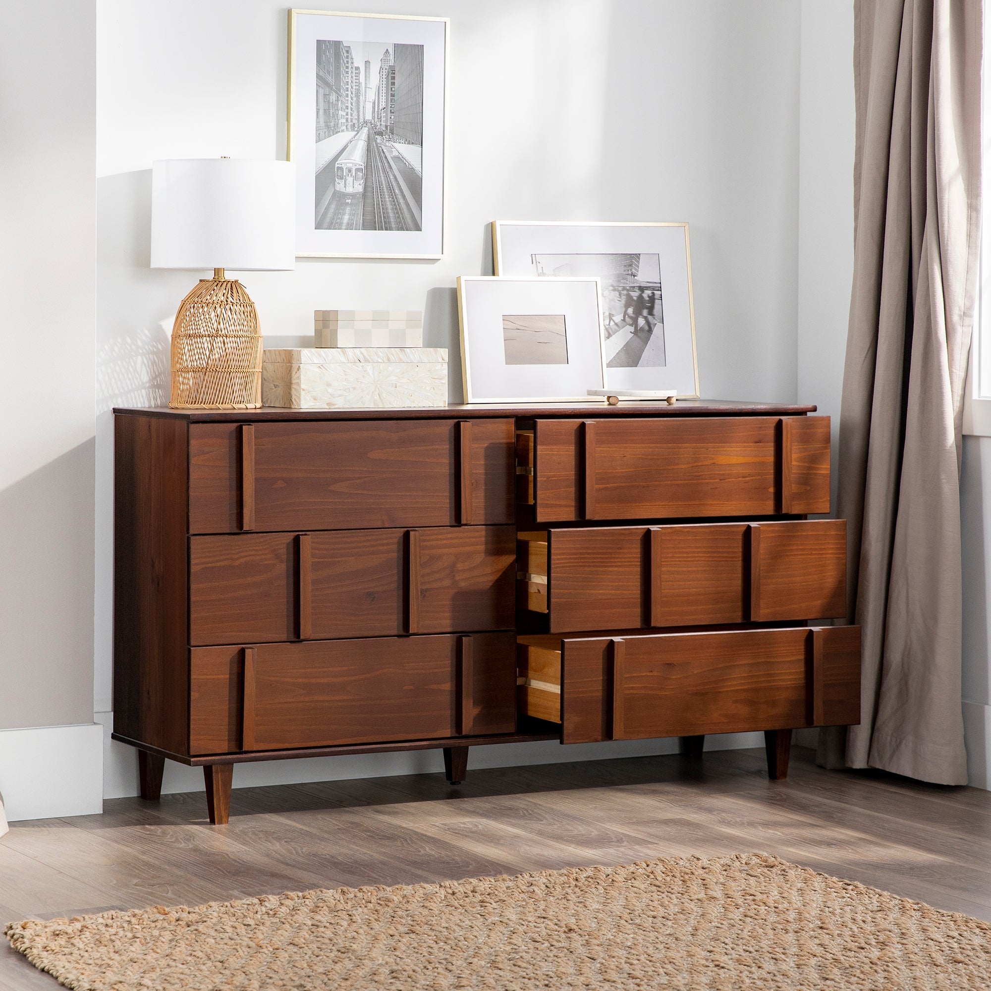 Bronx Modern Solid Wood Dresser – Walker Edison