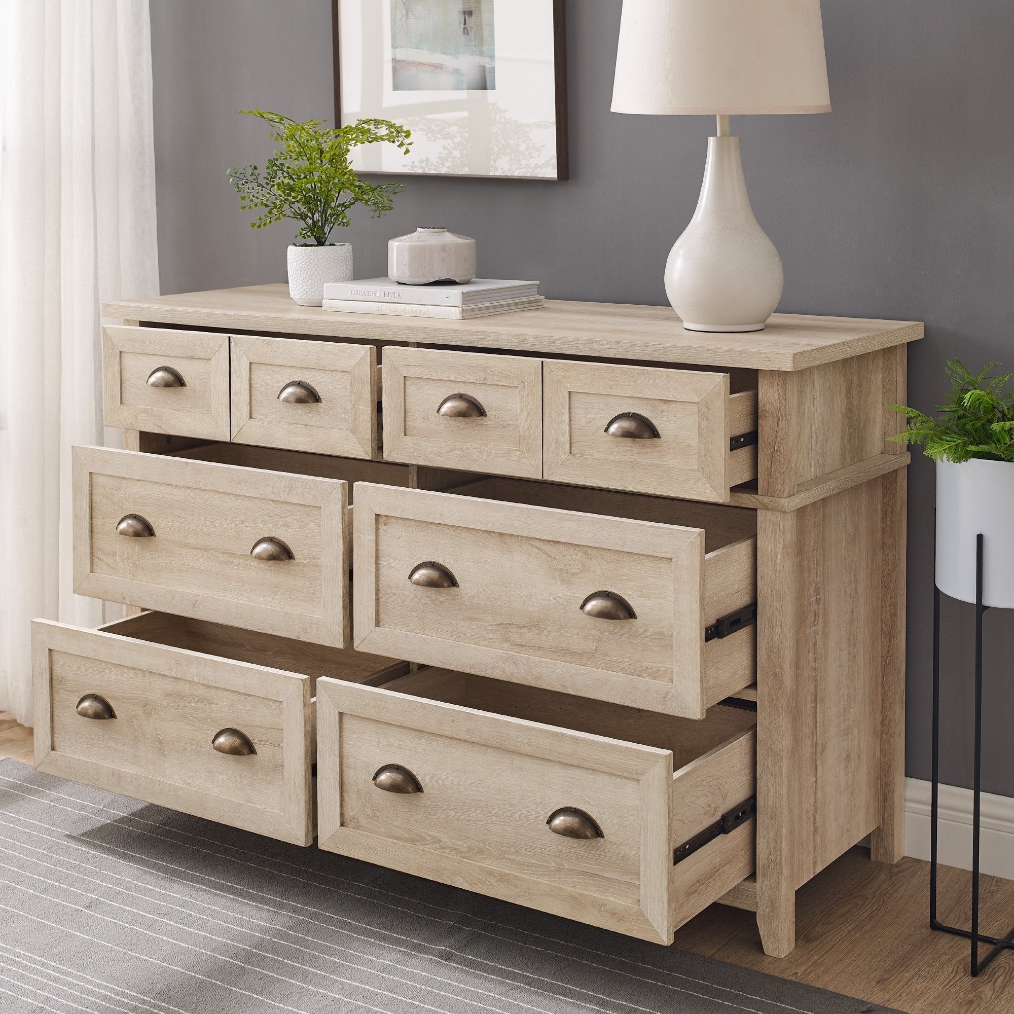 Odette Transitional Farmhouse Dresser or Chest