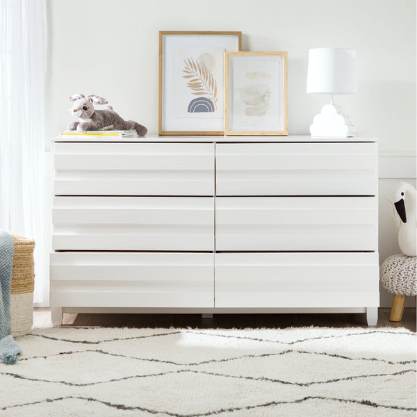 Priya 6-Drawer Solid Wood Dresser Bedroom Walker Edison 