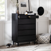 amazon mid century modern dresser Lee Mid-Century Modern Wood Dresser 6-Drawer Wide Dresser / Caramel