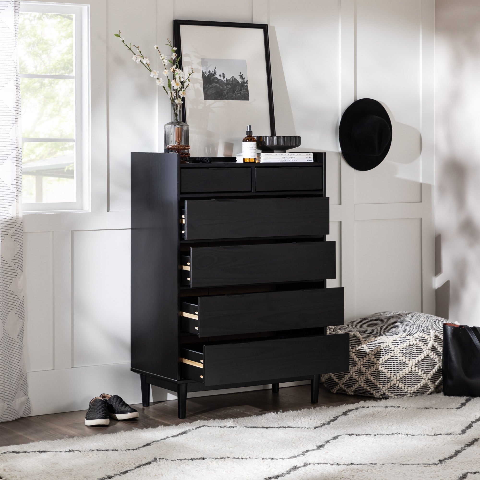 Lee Mid-Century Modern Wood Dresser – Walker Edison