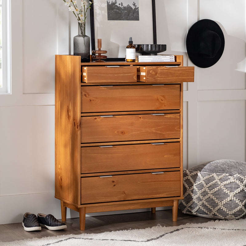 Lee Mid-Century Modern Wood Dresser – Walker Edison