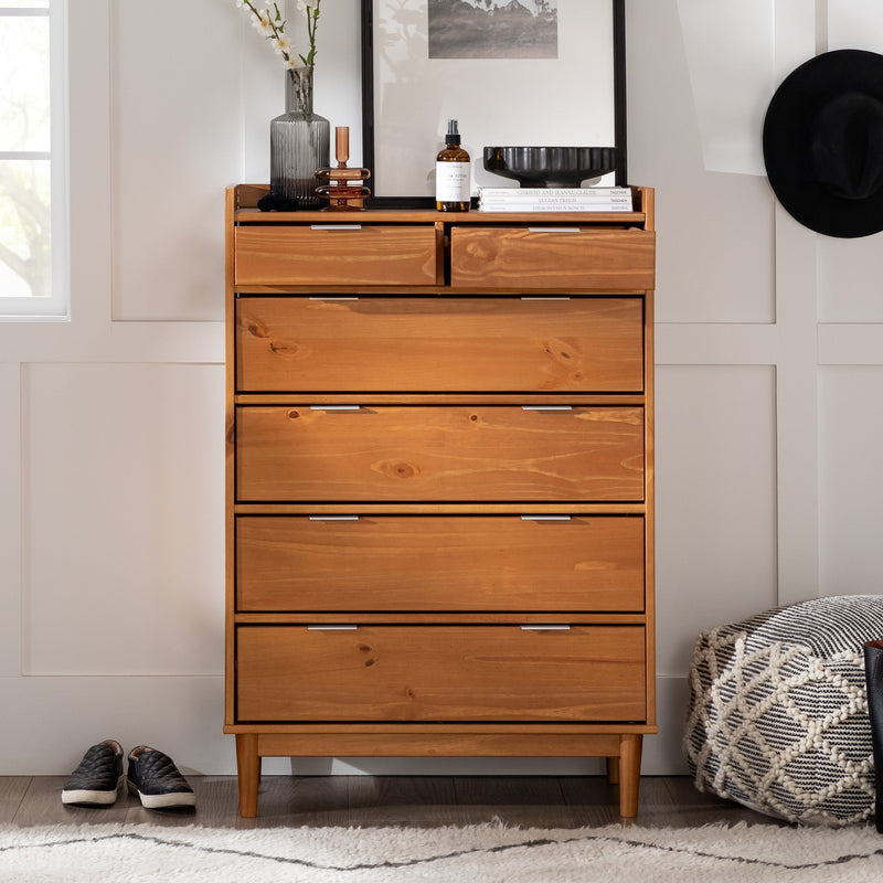 Lee Mid-Century Modern Wood Dresser – Walker Edison