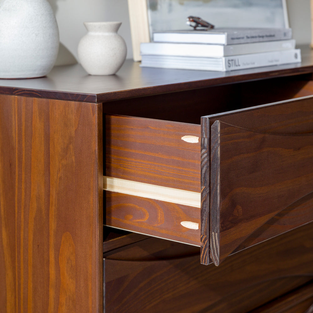 atticus solid wood mid-century modern dresser product info and reviews Atticus Solid Wood Mid-Century Modern Dresser, Caramel