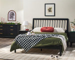 Cama Mid-Century Modern Solid Wood Spindle Bedframe Thumbnail