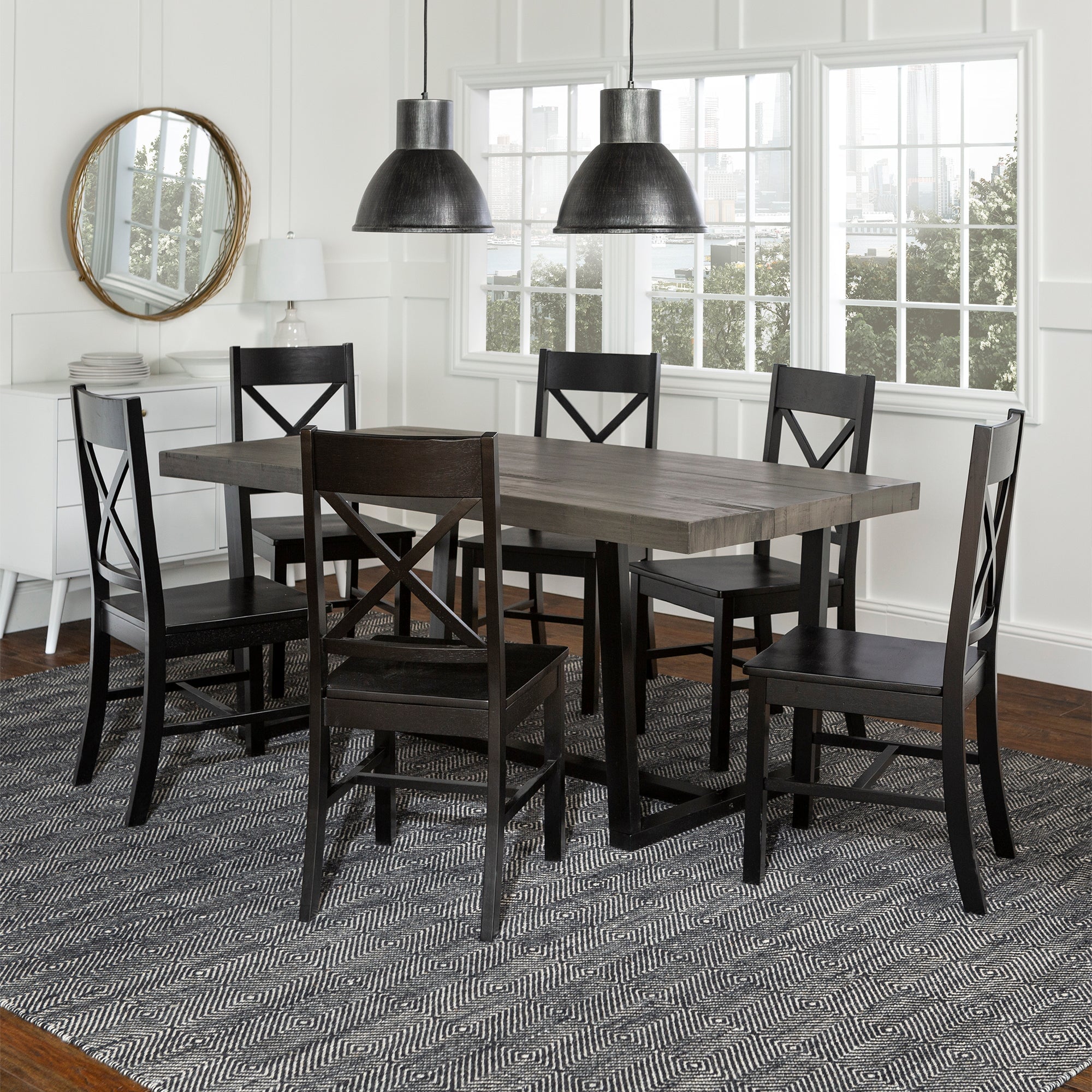Walker Edison Meridian Dining Set - Thumbnail 3