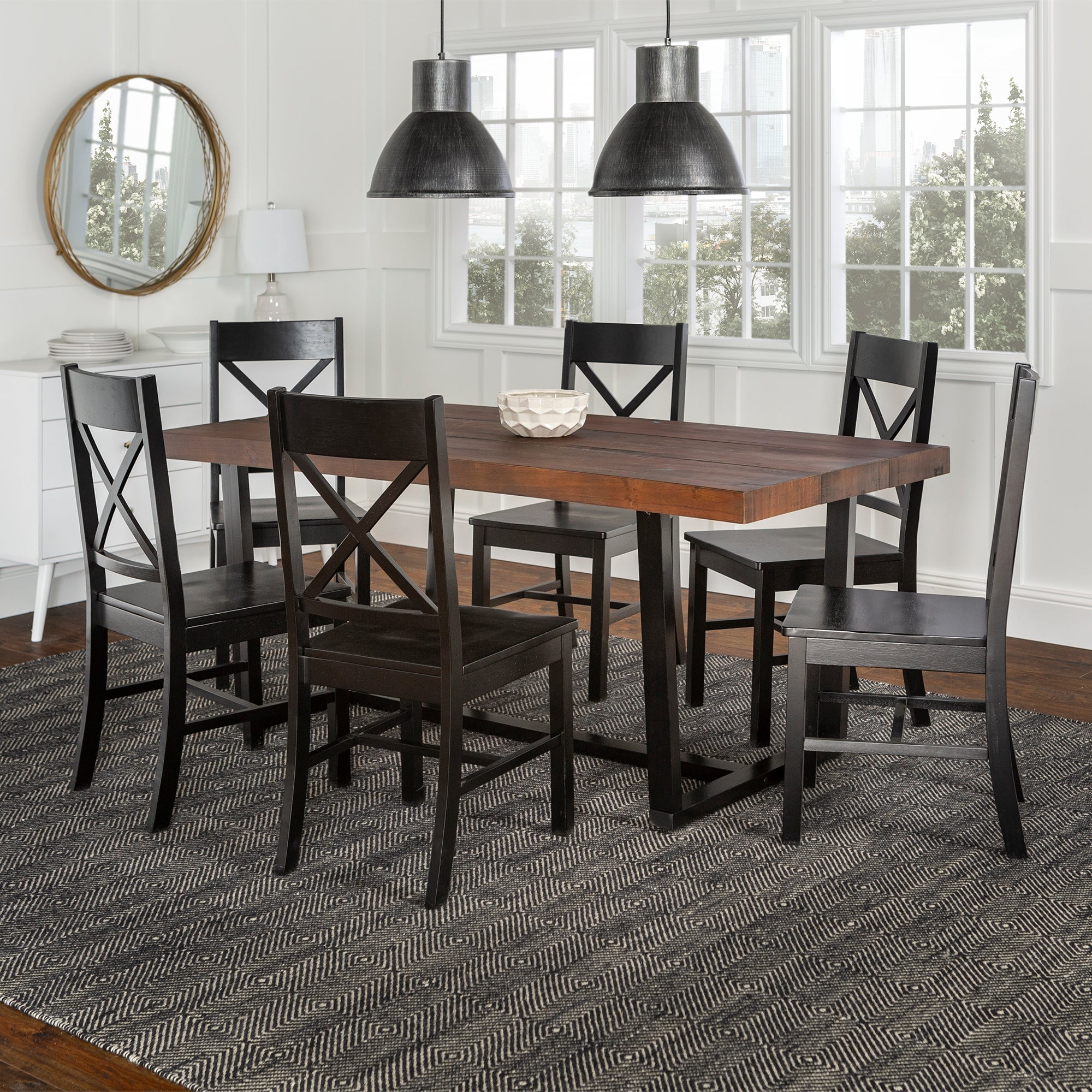 Walker Edison Meridian Dining Set - Thumbnail 2