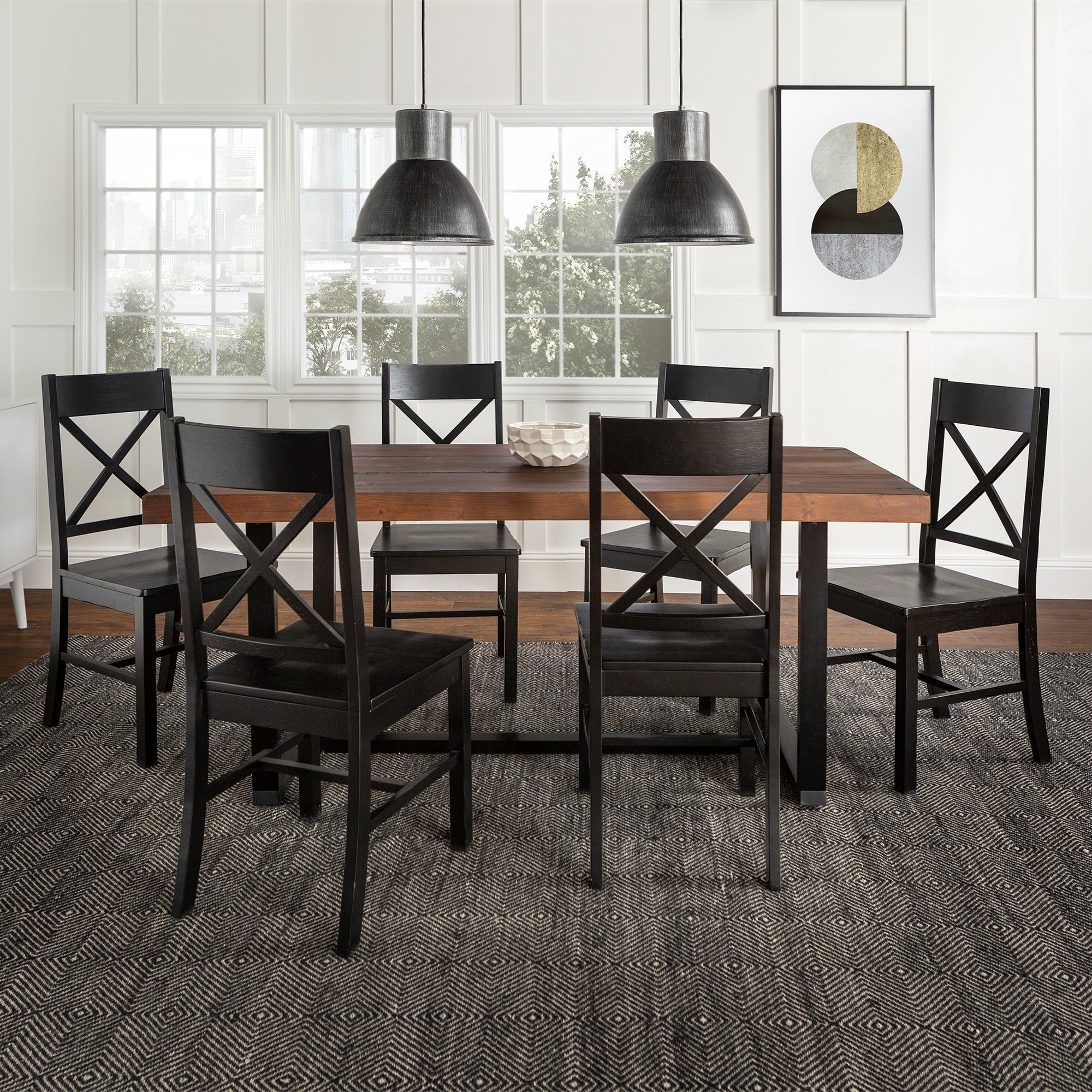 Farmhouse 7-Piece Meridian Dining Set – Walker Edison