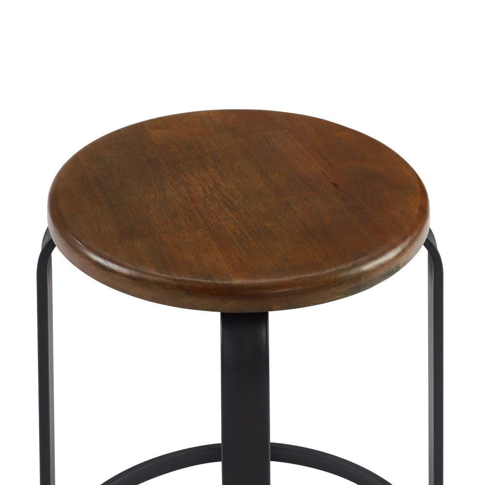 Best 26 Metal and Wood Kitchen Bar Stool Walker Edison