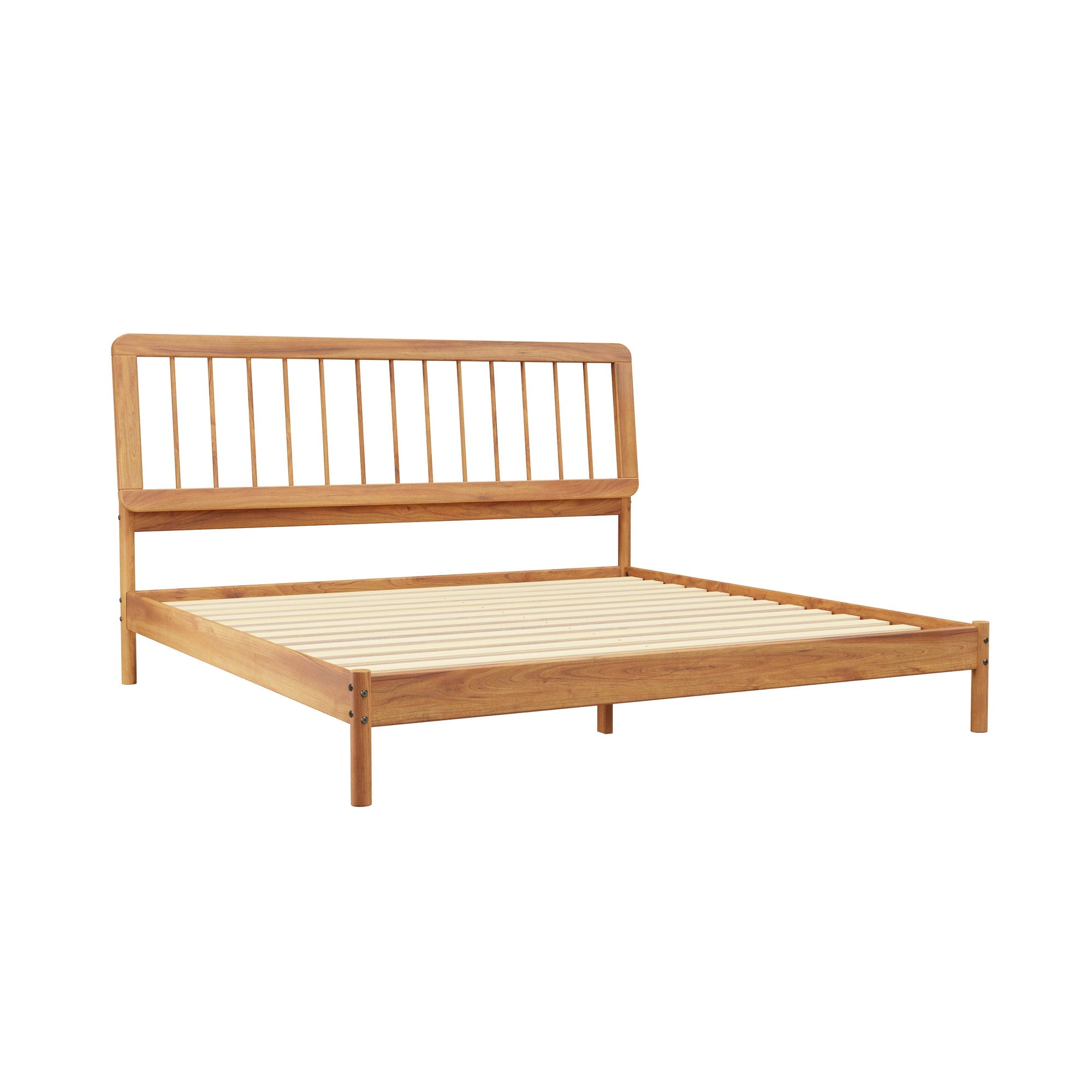 Mid-Century Modern Queen & King Bedframe | Cama Collection – Walker Edison