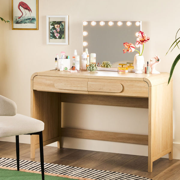 Chantelle Modern Curved Writing Desk