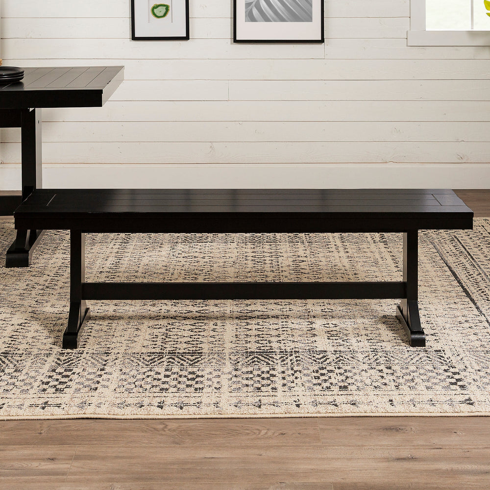 Millwright Solid Wood Dining Bench - Main Image
