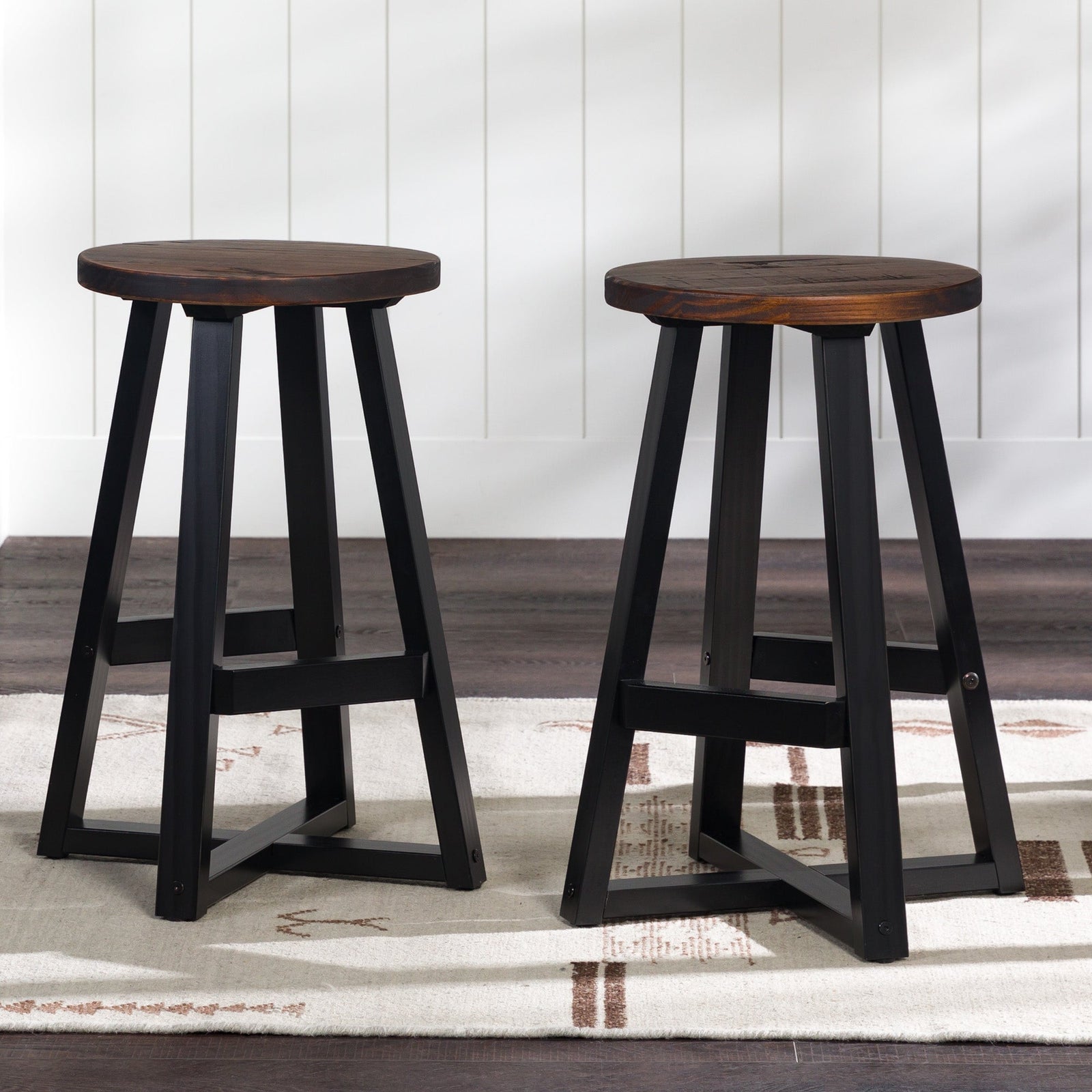 Rustic 20 Inch Tall Stool 30