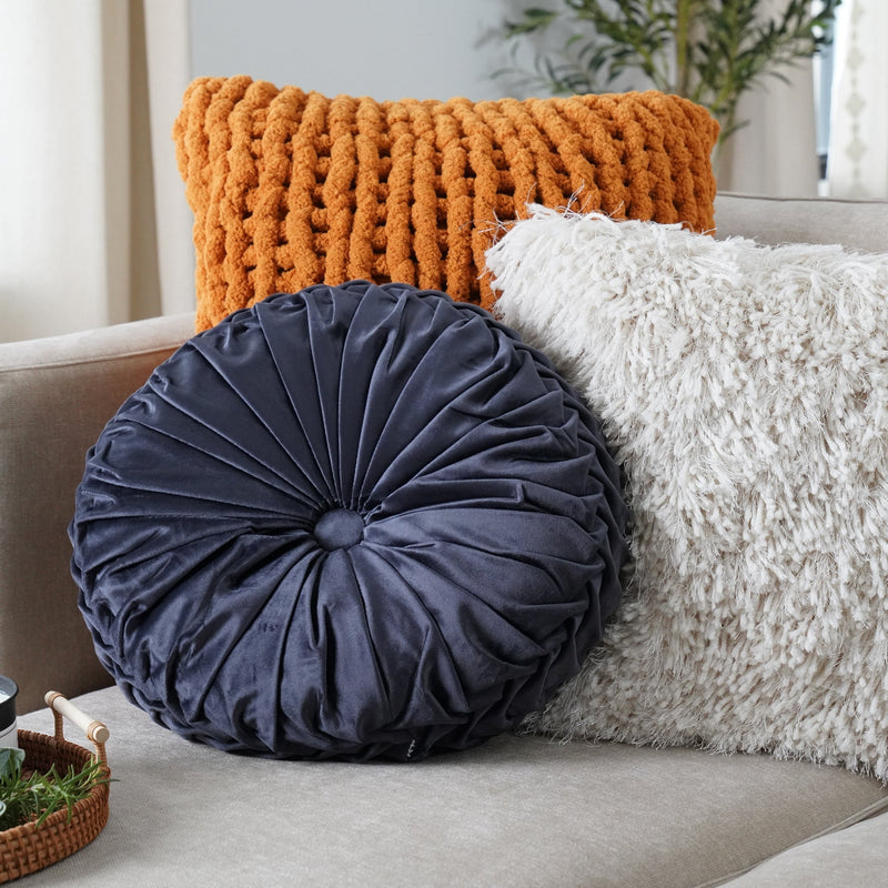 LushDecor - Ella Chunky Knit Decorative Pillow