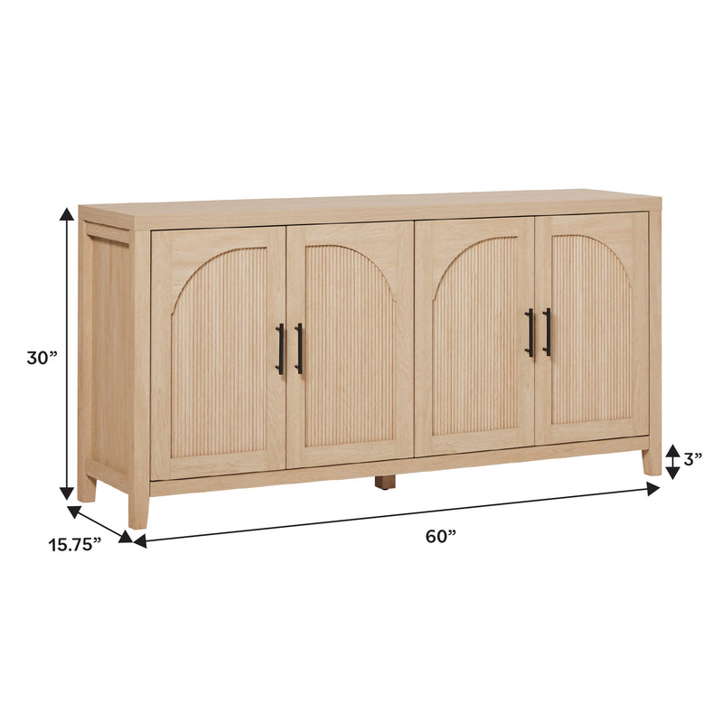 Sasha Modern Reeded Sideboard / TV Stand