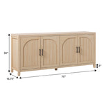 Sasha Modern Reeded Sideboard / TV Stand Thumbnail