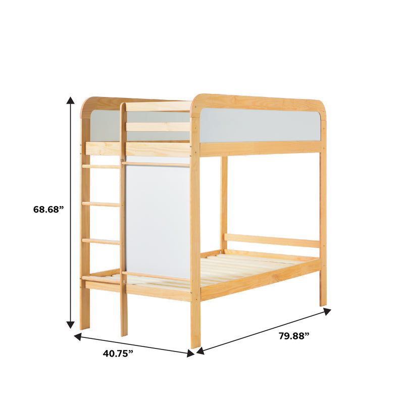 Adyn Contemporary Twin over Twin Bunk Bed