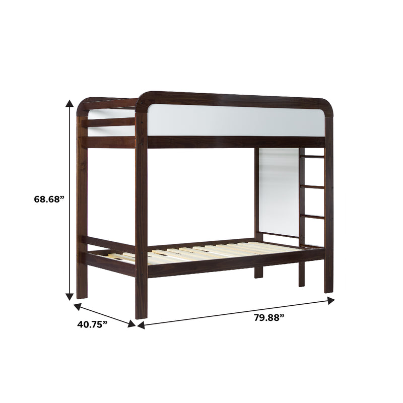 Adyn Contemporary Twin over Twin Bunk Bed