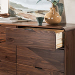 Elias 6-Drawer Contemporary Dresser with Curved Top Thumbnail