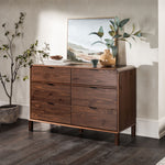 Elias 6-Drawer Contemporary Dresser with Curved Top Thumbnail