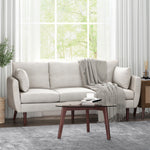 Elevated Traditional Sofa Beige Thumbnail