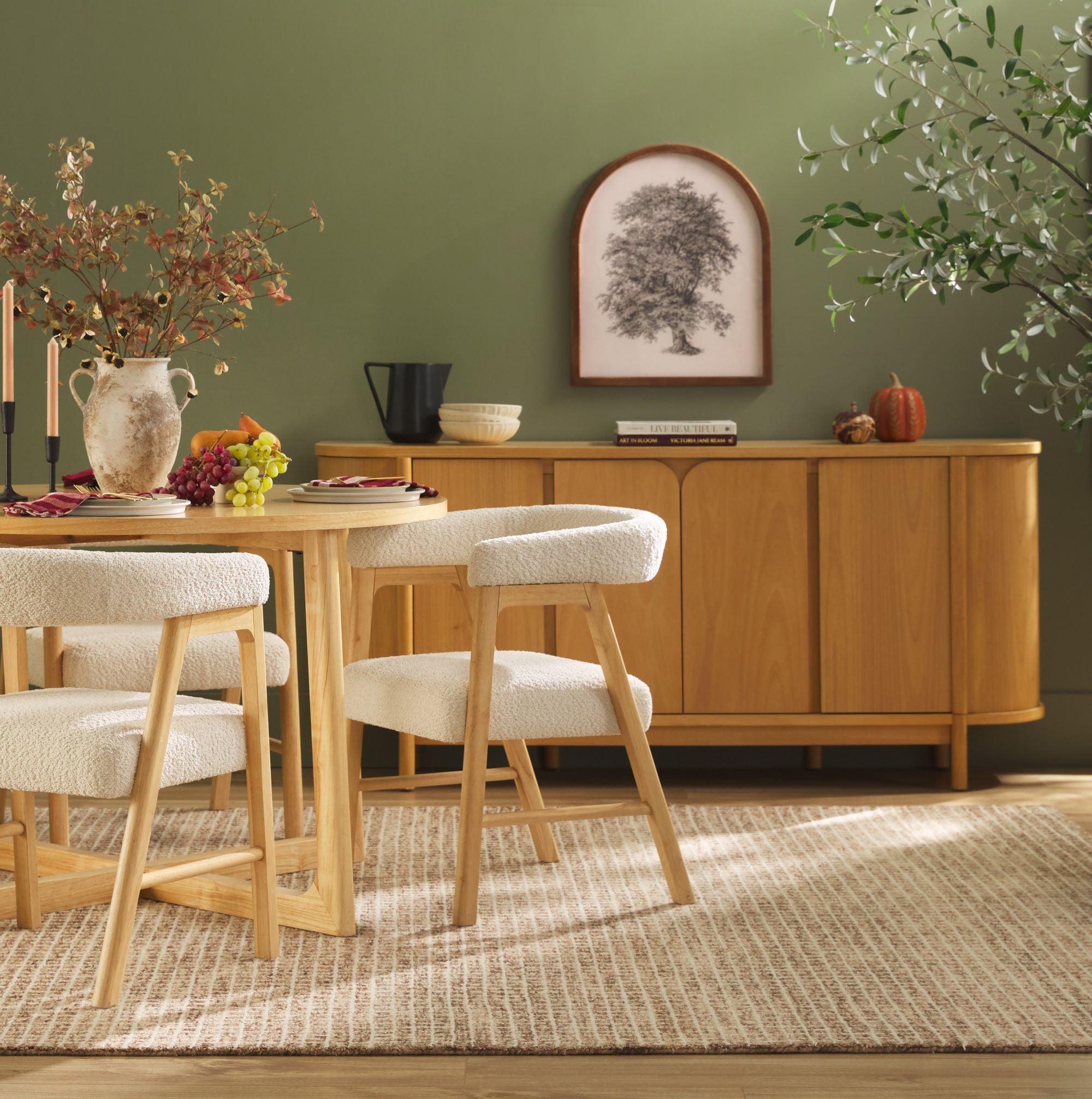 Walker Edison Ezra Dining Chair - Thumbnail 3
