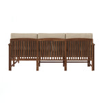 Modern Solid Wood 3-Piece Outdoor Sectional Set Outdoor Walker Edison  Thumbnail