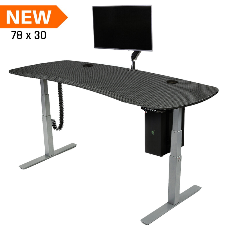 Walker Edison | Standing Gaming Desk + 5 Accessories Gaming Bundle