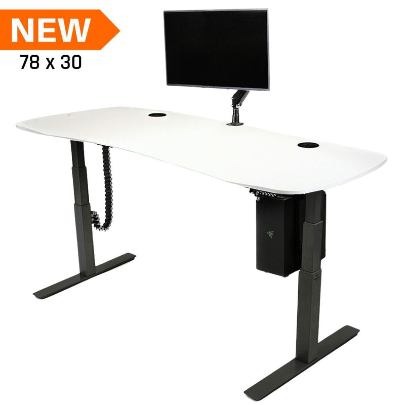 Walker Edison | Standing Gaming Desk + 5 Accessories Gaming Bundle