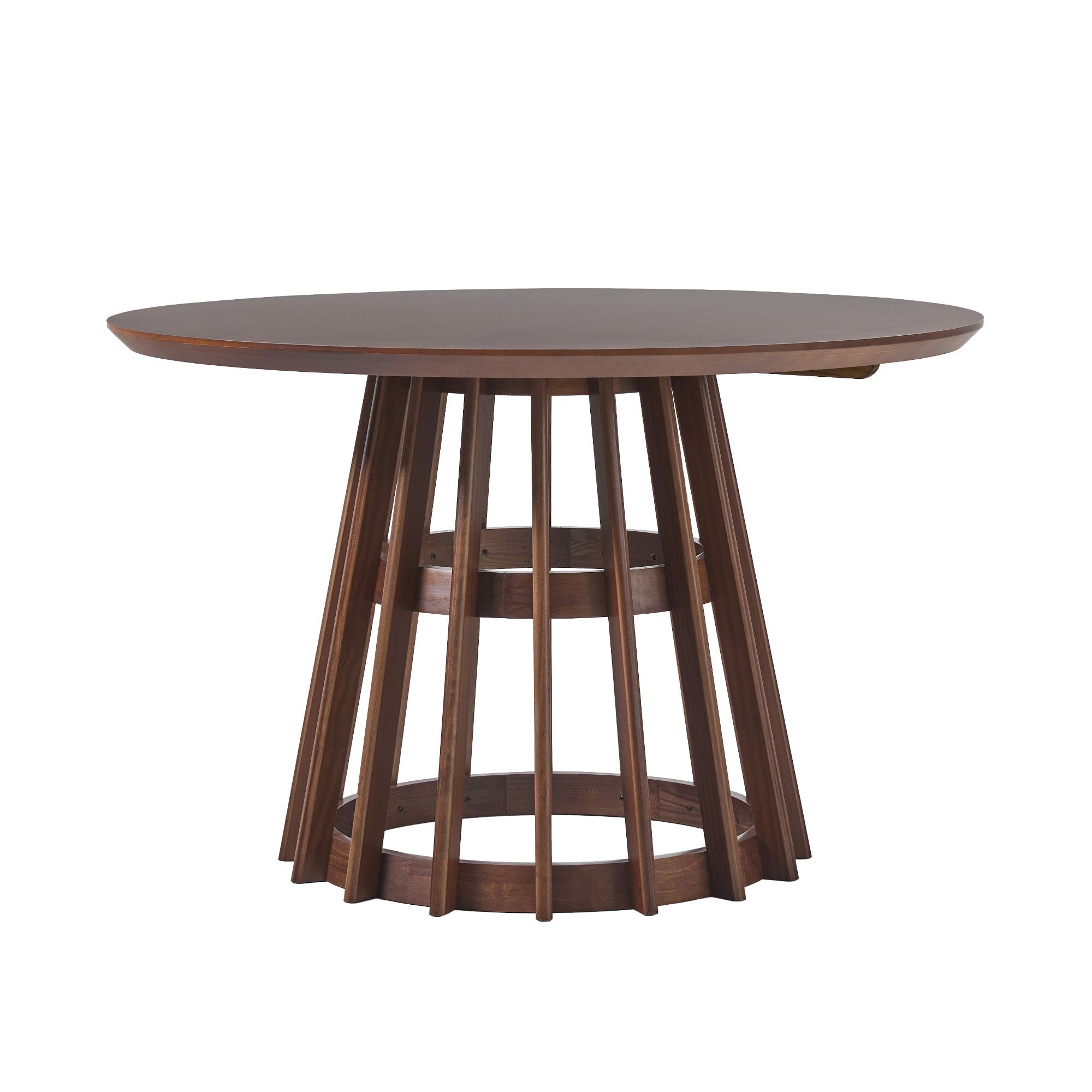 Modern 48 Round Solid Wood Dining Table – Walker Edison