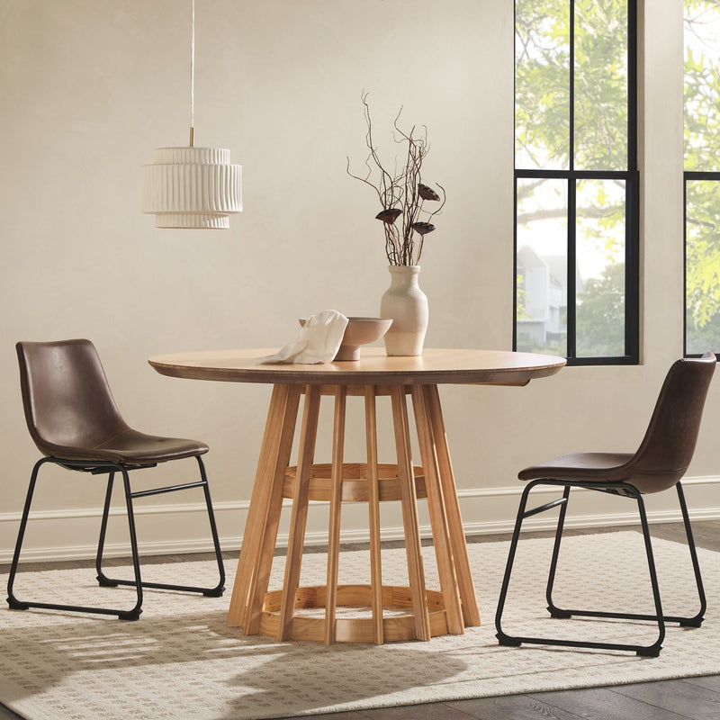 48 Kitchen Table 48 Inch Round Dining Table Solid Wood: Timeless Elegance for Your ...