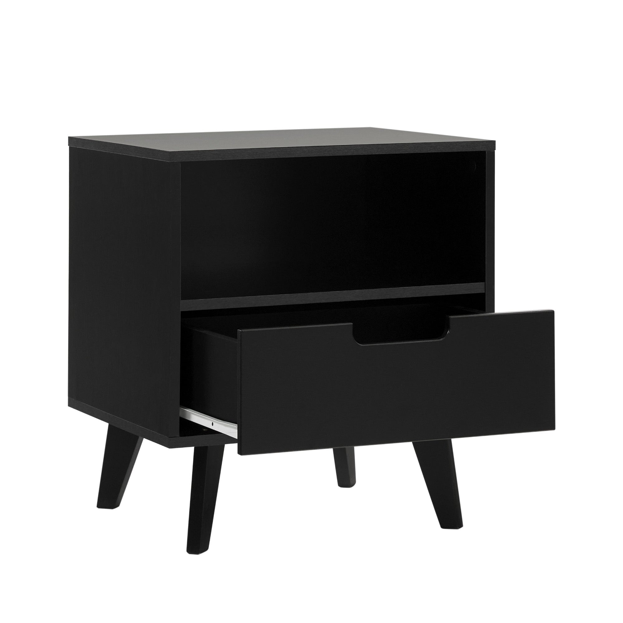 Sloane Hans Mid-Century Modern Angle-Leg Nightstand – Walker Edison