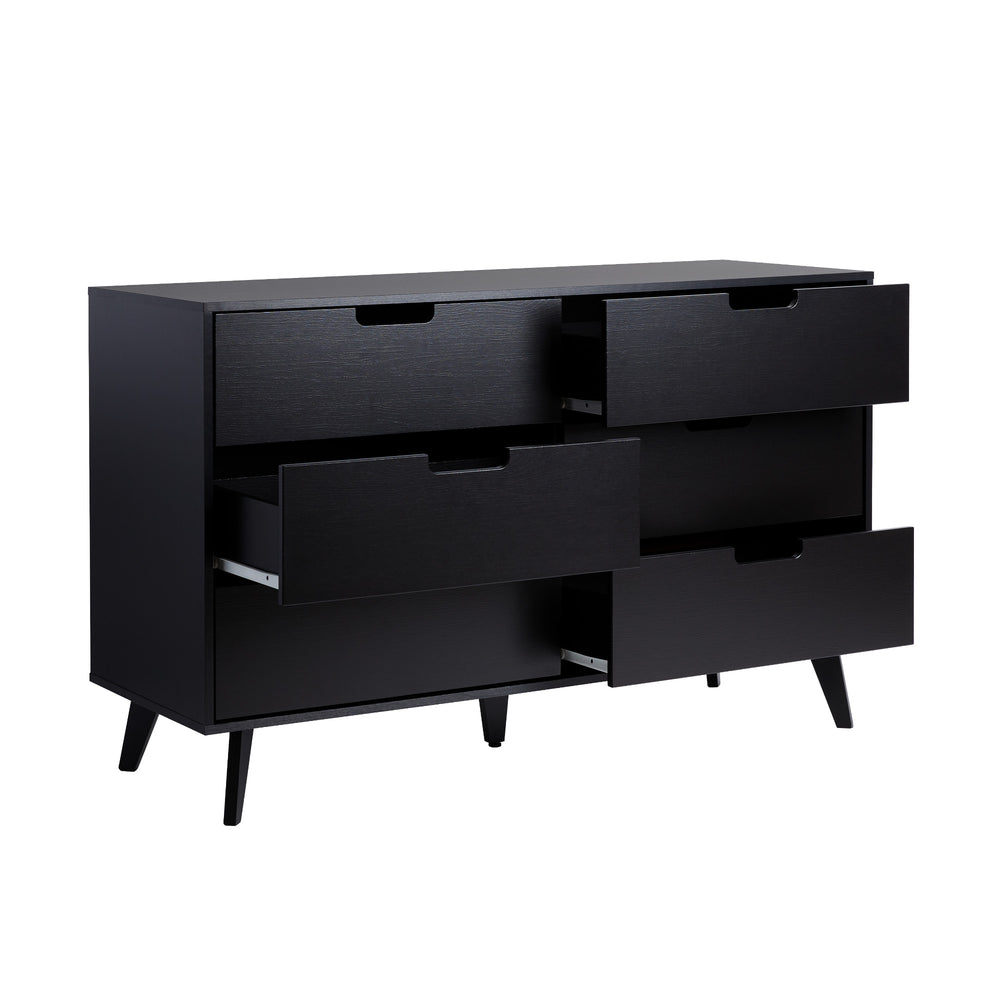 modern dresser metal legs Sloane Hans Mid-Century Modern Angle-Leg Dresser – Walker Edison