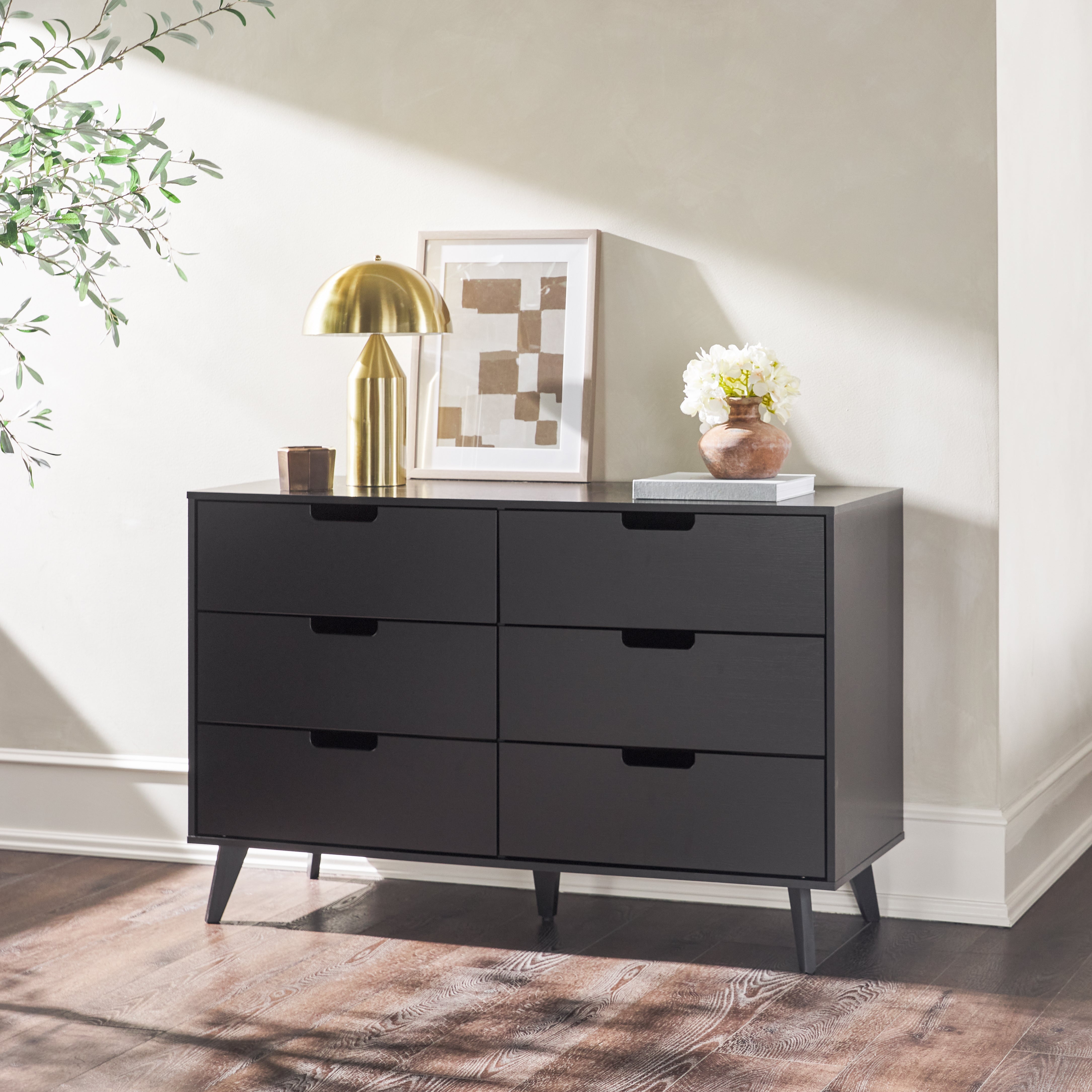 dresser legs Mid-Century Modern 6 Drawer with Cut Out Handles Black Replacement Color:Beige Stripe Labor Day 2023 Why Taylor Swift's Dress Whether you need a