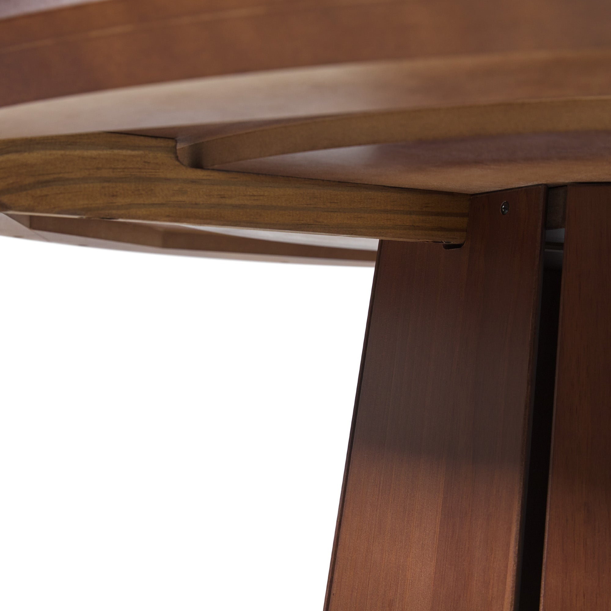 Koa 48" Round Solid Wood Pedestal Dining Table – Walker Edison