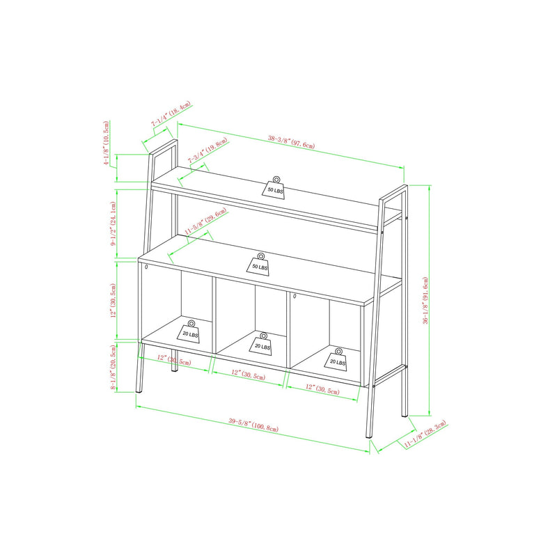 Arlo 40 3 Cube Storage Shelf Walker Edison Arlo 40 3 cube storage shelf walker edison