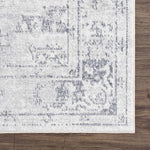 Akram Cream & Antrasit Washable Area Rug Rugs Boutique Rugs  Thumbnail