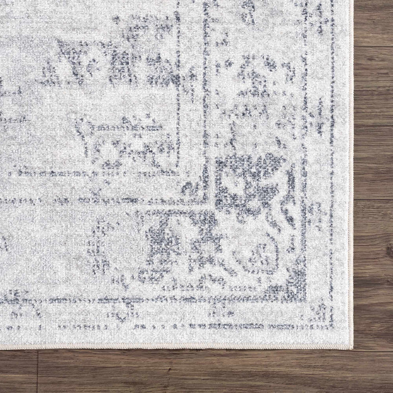 Akram Cream & Antrasit Washable Area Rug Rugs Boutique Rugs 