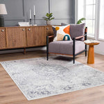 Akram Cream & Antrasit Washable Area Rug Rugs Boutique Rugs  Thumbnail