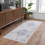 Akram Cream & Antrasit Washable Area Rug Rugs Boutique Rugs  Thumbnail