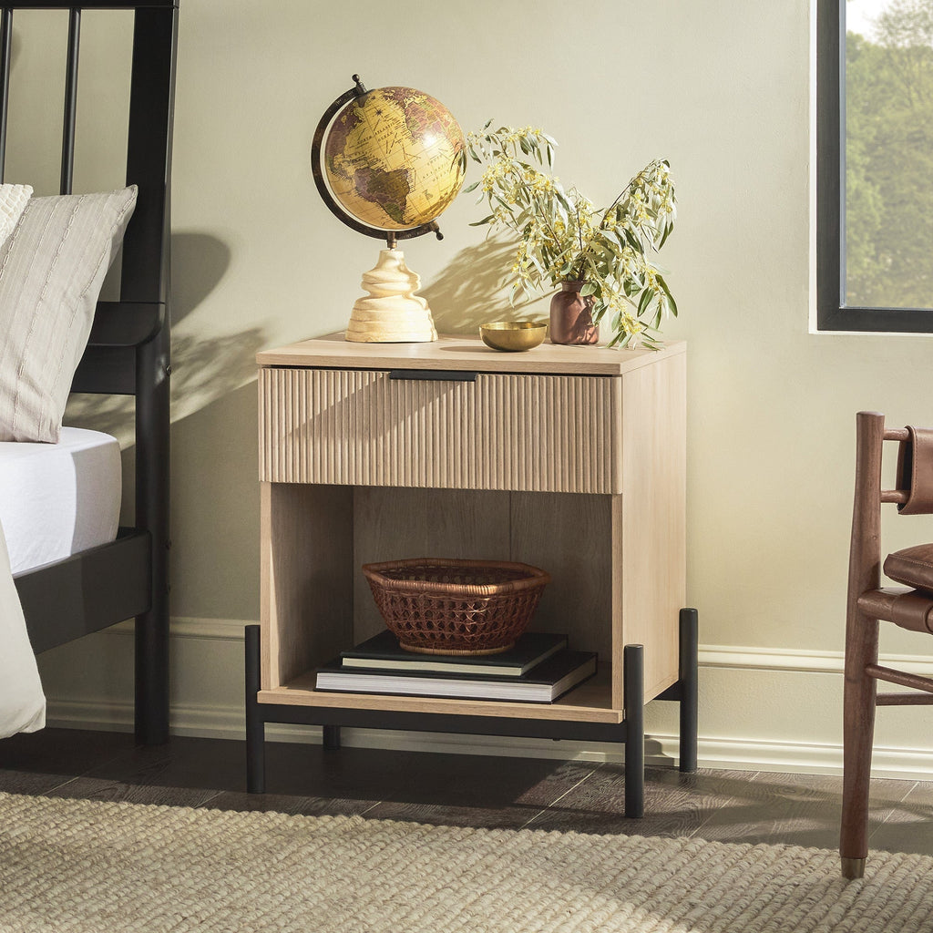 paris modern scandinavian reeded dresser reviews Paris Modern Scandinavian Reeded Nightstand