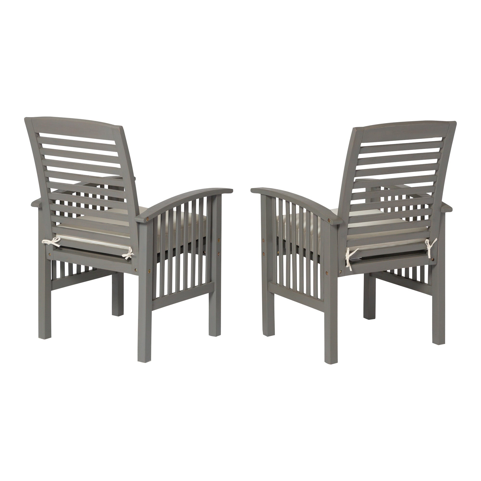 Walker Edison Midland Patio Chairs - Thumbnail 2