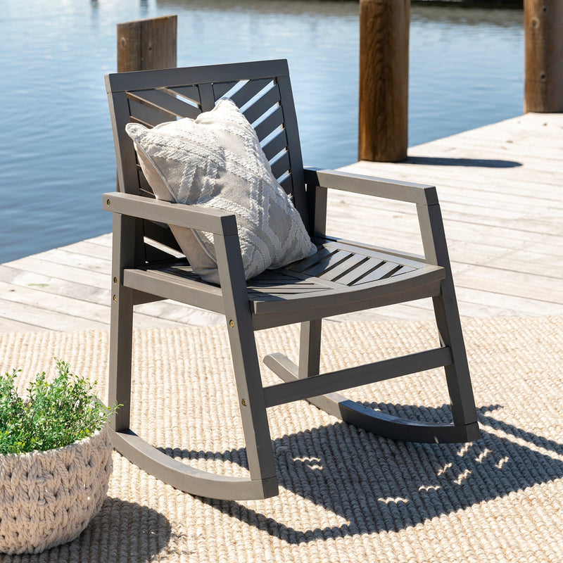 Vincent Outdoor Rocking Chair - WHS Outdoor Walker Edison 