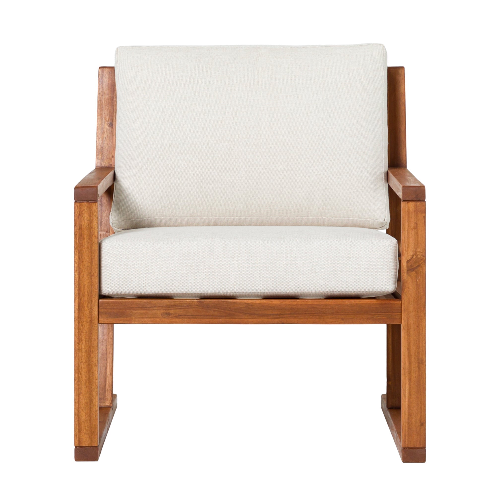 Prenton Modern Solid Wood Outdoor Club Chair – Walker Edison
