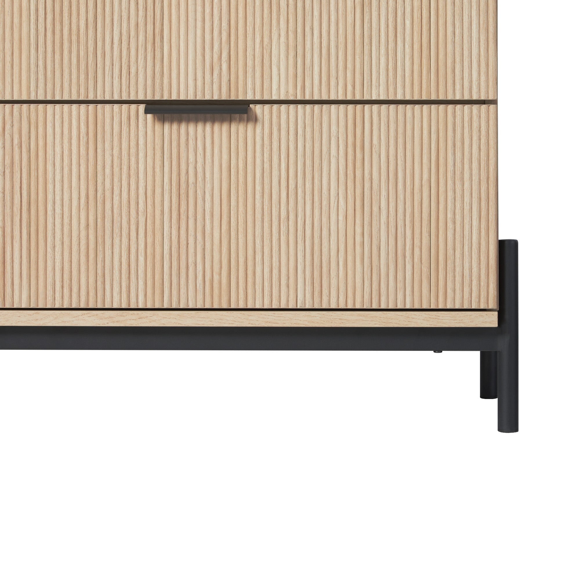 Walker Edison Solid Wood Frame Platform Bed - Thumbnail 4