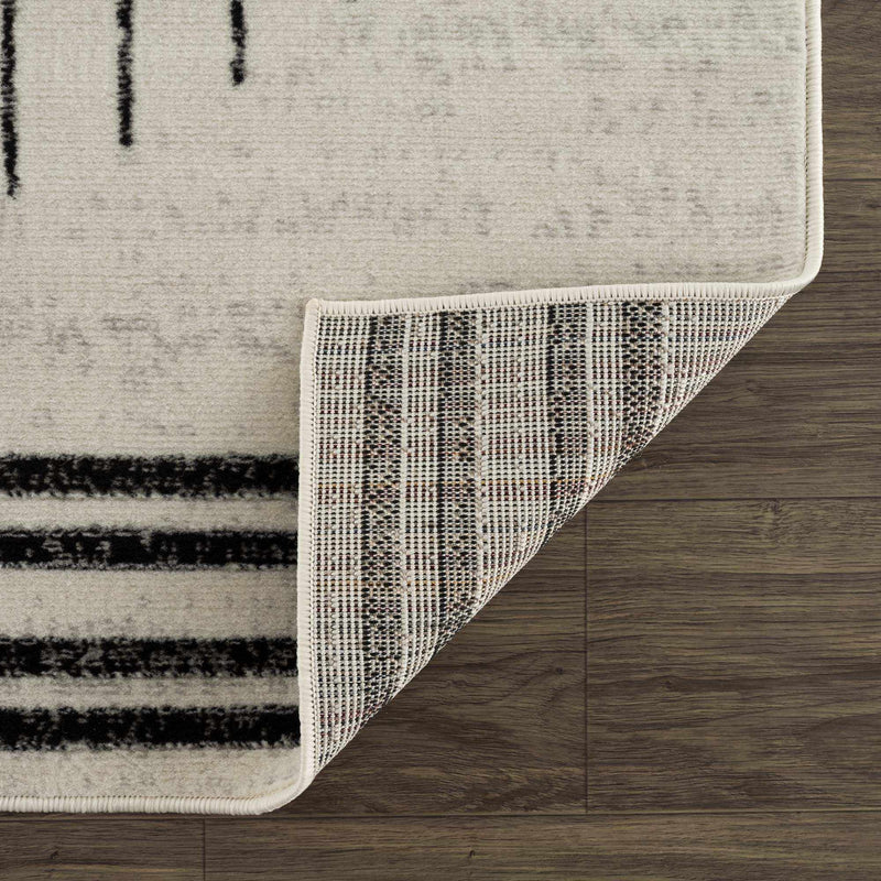 Boutique Rugs - Angus Black&White Geometric Area Rug Rugs Boutique Rugs 