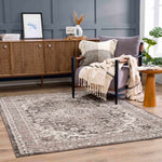 Boutique Rugs - Albie Charcoal & Beige Area Rug - Clearance Thumbnail