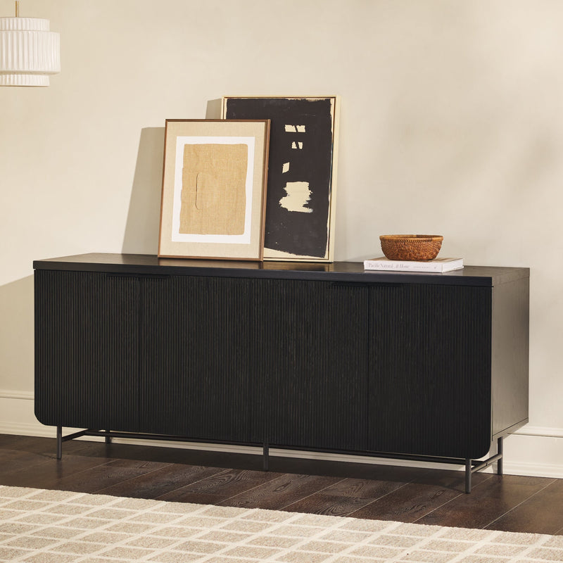 Reema Scandinavian Sideboard Accent Cabinet / TV Stand or Side Table –  Walker Edison