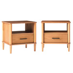 Walker Edison Spindle Transitional 1-Drawer Nightstand Thumbnail